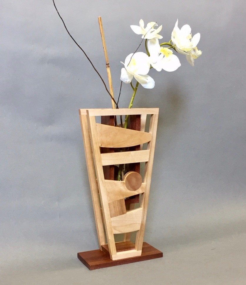 Abstract Maple/Ipe    12" H